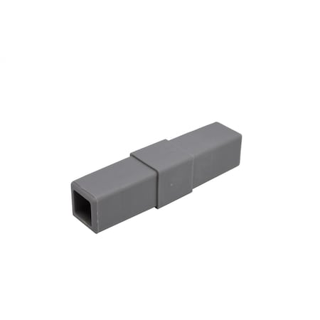 Eztube 2-Way Gray Straight Coupler Connector  Hammer Fit 200-303 GY-HF 200-303 GY-HF